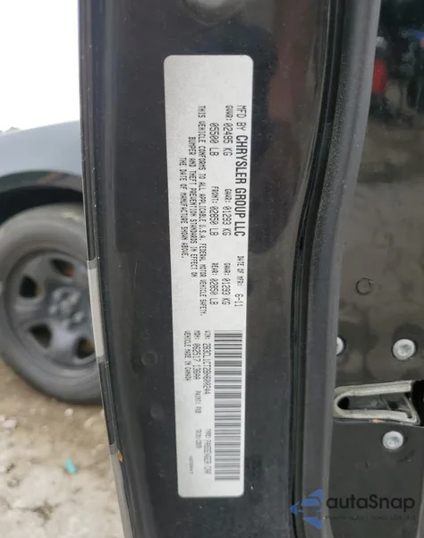 2011 Dodge Charger Police from USA, damaged, VIN 2B3CL1CT2BH600244